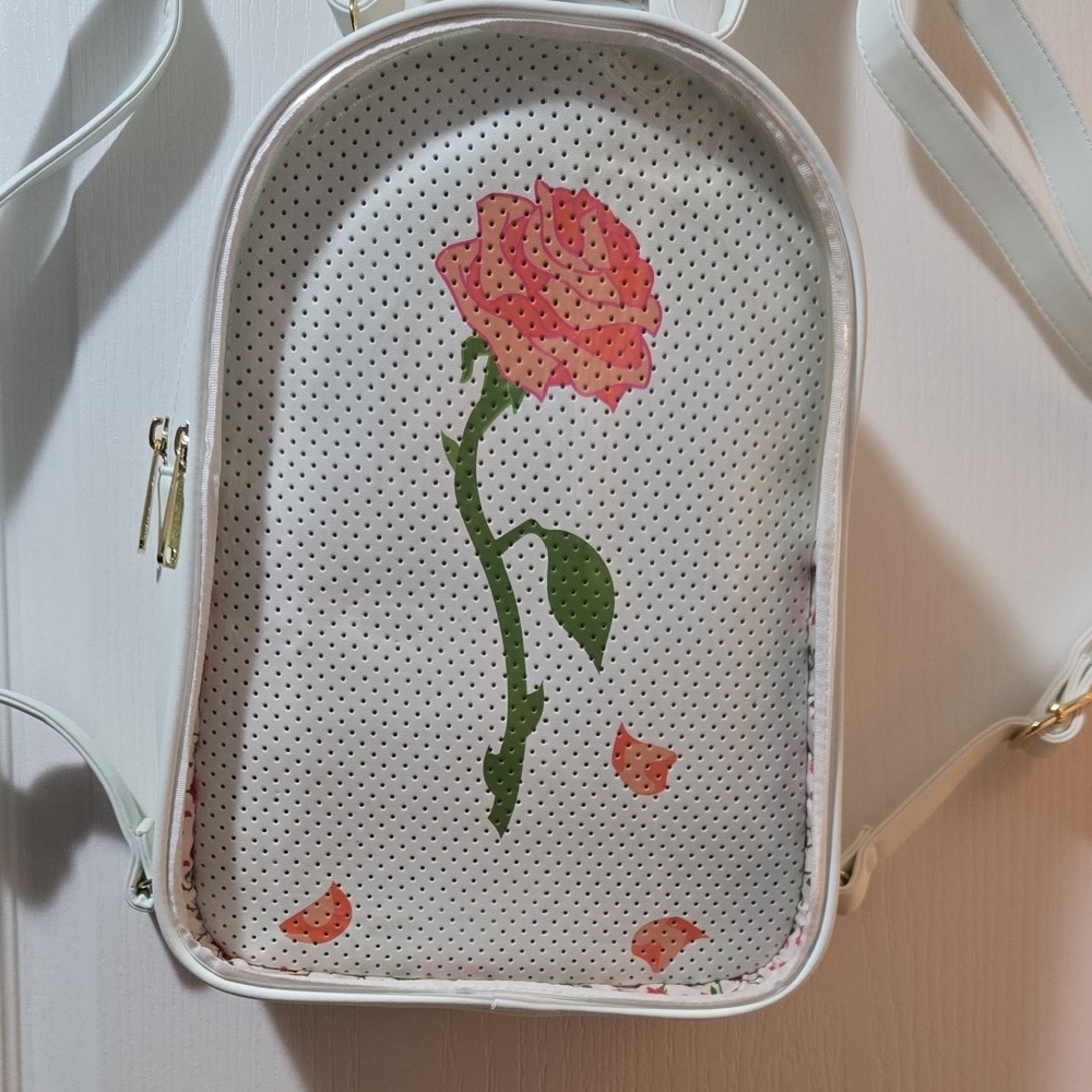 Loungefly Beauty And The Beast Rose Backpack
